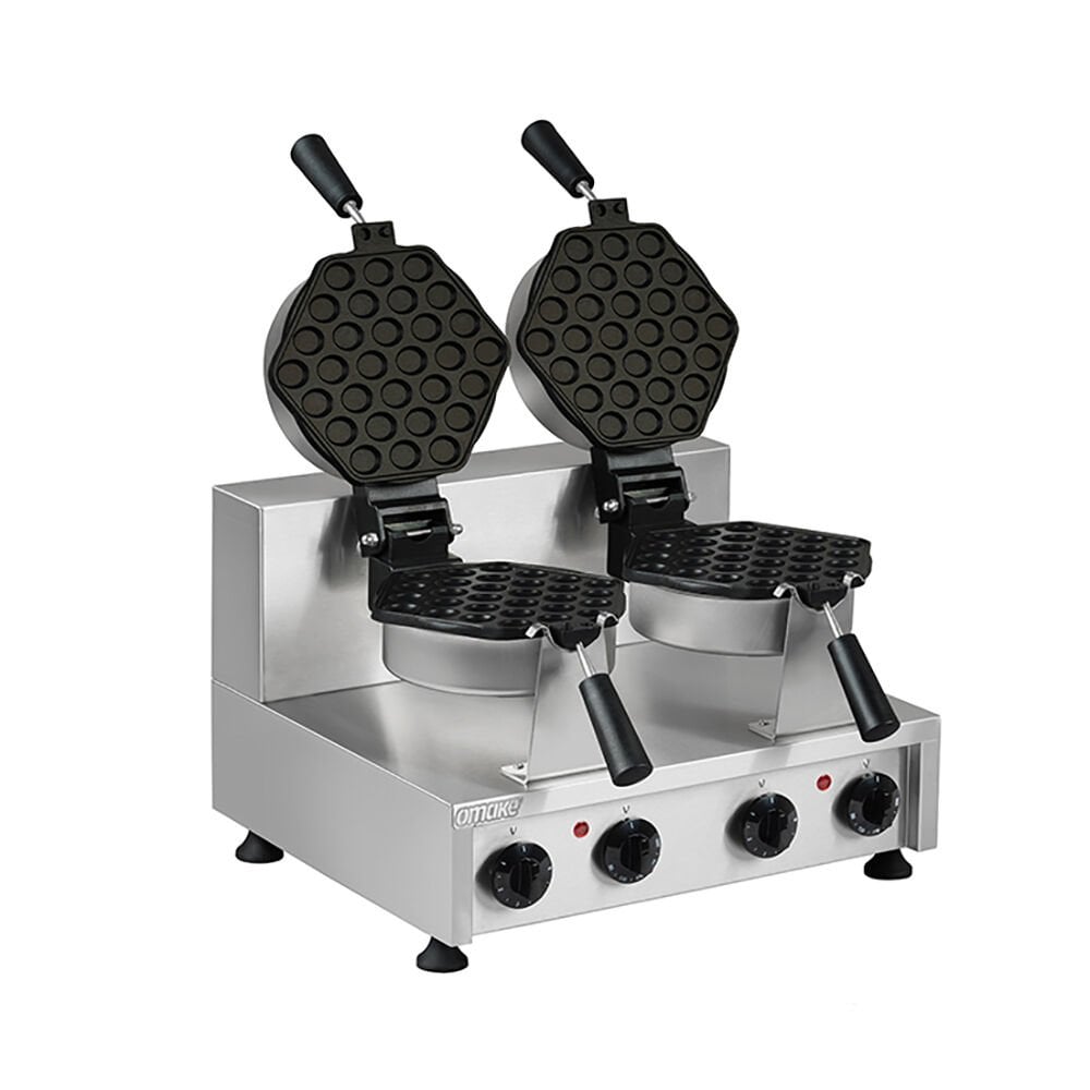 Omake WFL12.E22 Çevirmeli Balls Çiftli Waffle Makinesi, Zamanlayıcılı, Elektrikli