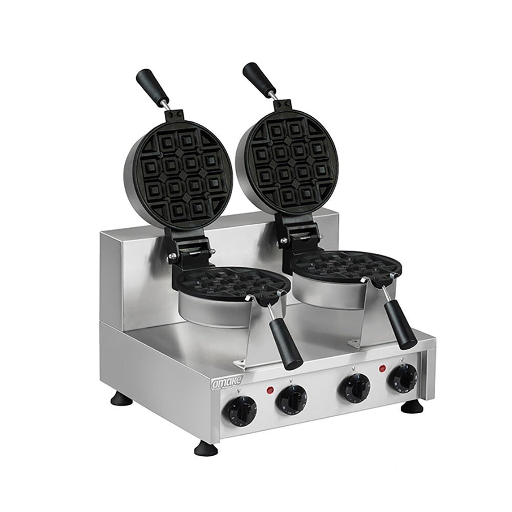 Omake WFL12.E22 Çevirmeli Çiftli Waffle Makinesi, Zamanlayıcılı, Elektrikli