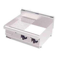 KalitegazKalitegaz Gazlı Pleyt Izgara Yarı Oluklu Krom Kaplı 90x60x29 Cm GS9060GC Rinnova