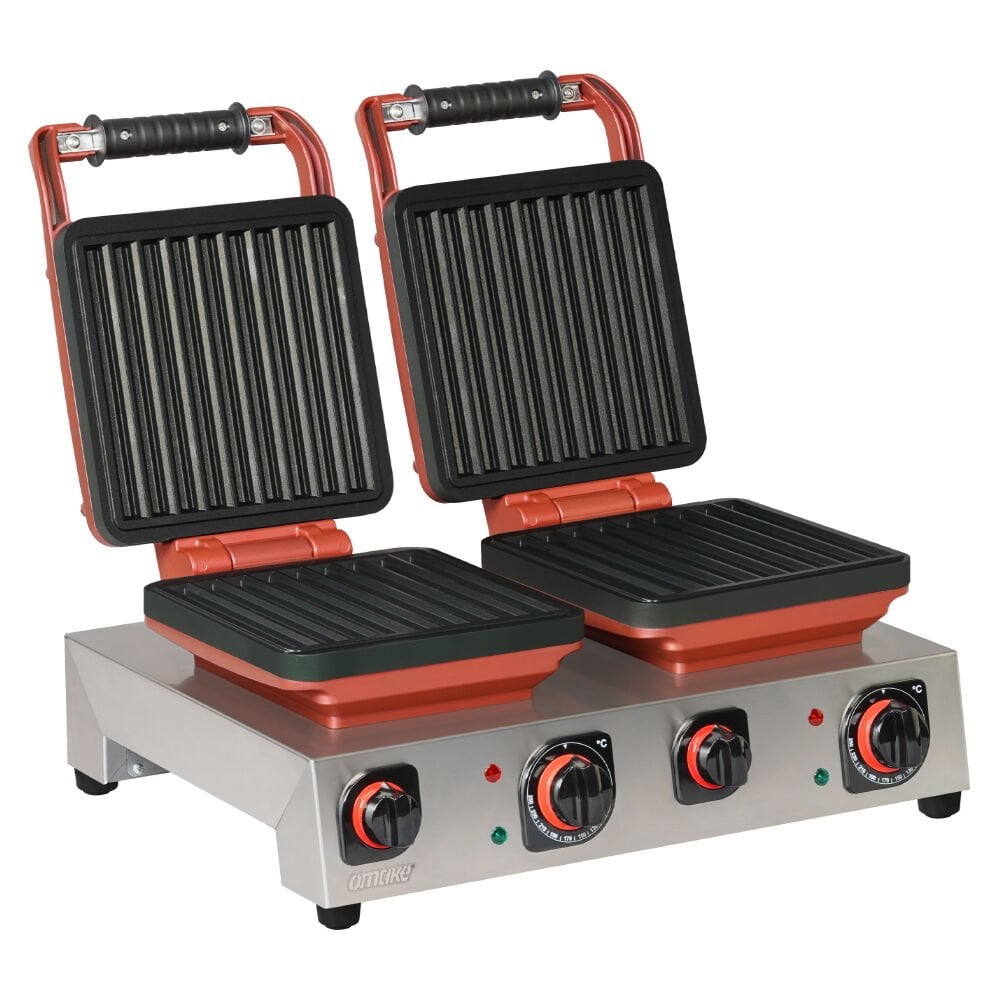 Omake CHR.01 E22 Zamanlayıcılı Churros İkili Waffle Makinesi, Elektrikli