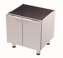 Kalitegaz Paslanmaz Set Altı Kapaklı Dolap 60x60x61 cm CS60