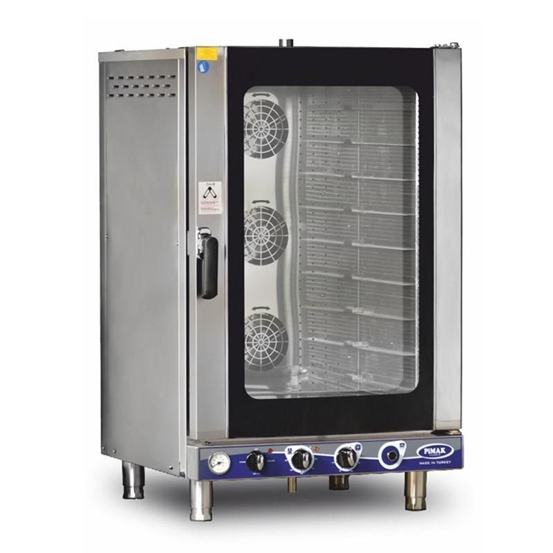 Pimak PTS09‑MANUEL 9 Tepsili Manuel Elektrikli Patisserie Fırını | 40×60 cm Tepsili