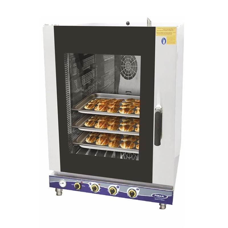 Pimak PTS09‑DİJİTAL 9 Tepsili Dijital Patisserie Fırını | Elektrikli 15 kW, 80,5×87×135 cm