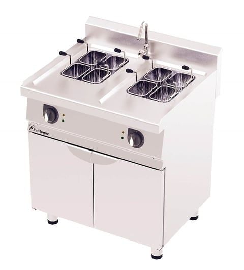 KalitegazKalitegaz 12+12 Litre Elektrikli Makarna Haşlama Makinesi 80x70x90 Cm Alt Dolaplı PCCS8070E Rinnova