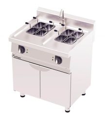 KalitegazKalitegaz 12+12 Litre Elektrikli Makarna Haşlama Makinesi 80x70x90 Cm Alt Dolaplı PCCS8070E Rinnova