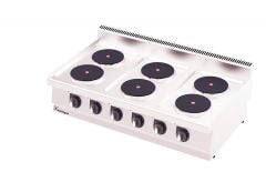Kalitegaz 6 Gözlü Elektrikli Set Üstü Ocak | 120x70x29 cm | C1270E Rinnova
