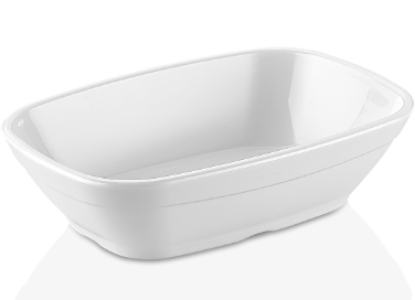 Kare Kayık Tabak 14 CM