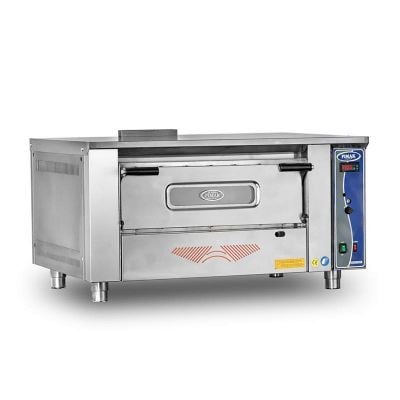 Pimak Tek Katlı Gazlı Pizza Fırını 4 Pizza Kapasiteli 106x88x67 M013-4G