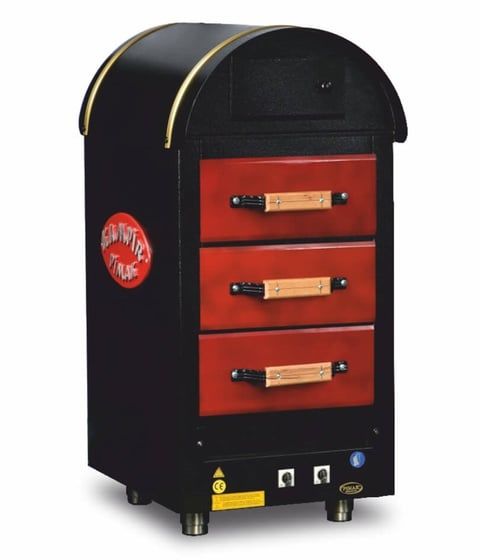 Pimak Elektrikli Kumpir Fırını 3 Çekmeceli Profesyonel 48x55x105 M079-3E