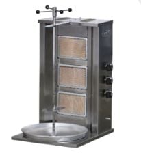 Pimak Ekonomik 3 Radyanlı Gazlı Döner Ocağı | LPG, CE Belgeli, 47x50x95 cm
