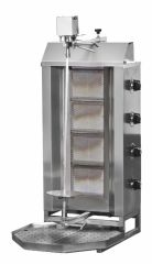 Pimak 4 Radyanlı Üstten Motorlu Gazlı Döner Ocağı | LPG, CE Belgeli, 47x75x117 cm