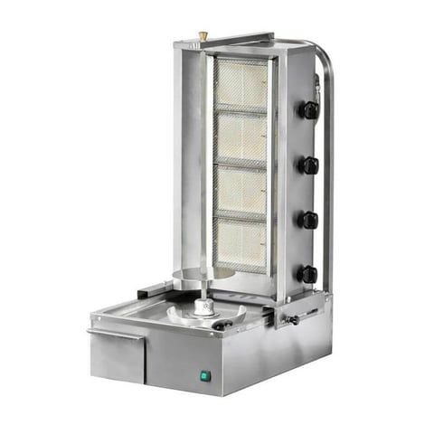 Pimak Alttan Motorlu Döner Ocağı 3 Radyanlı Gazlı LPG Ce Belgeli 71x50x80 cm DO6/M77-(3A)