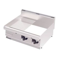 Kalitegaz Elektrikli Pleyt Izgara Krom Kaplı Yarı Oluklu 100x70x29 cm | GS1070E