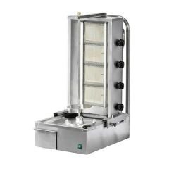 Pimak Alttan Motorlu Döner Ocağı 4 Radyanlı Gazlı LPG Ce Belgeli 50x71x105 cm DO7/M77-(4A)