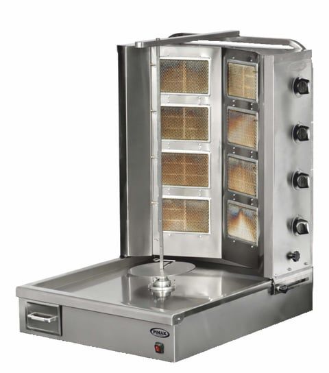 Pimak Alttan Motorlu 5+5 V Döner Ocağı Gazlı LPG ve Ce Belgeli 72x90x125 cm DO2/M077-5V