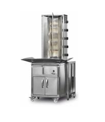 Pimak DO8/M077-X5 Arabalı Elektrikli Döner Makinesi – Taşınabilir ve Pratik Tasarım