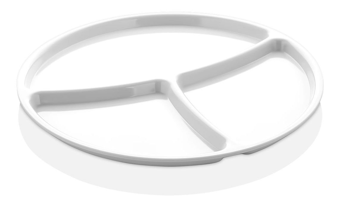 3 Bölmeli Tabak 27 cm