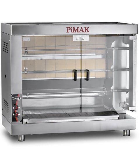 Pimak Piliç Çevirme Makinesi Set Üstü Kollu Model Gazlı 25 Piliç Kapasiteli