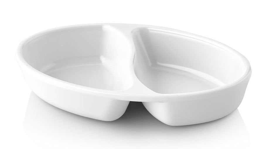 Oval Bölmelik Sosluk 11x6,6,5 cm