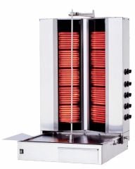 Kalitegaz Döner Ocağı 10 Gözlü Elektrikli Alttan Motorlu V Tipi Döner Ocağı KLG172V