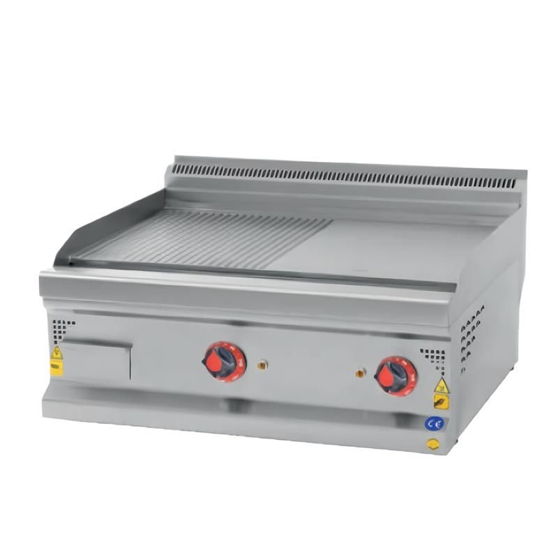 Karacasan 600 Seri Yarı Oluklu Izgara, Elektrikli 60x60x30 cm | KRCS.IZYE.660