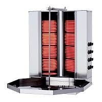 Kalitegaz V Model Döner Ocağı, 4+4 Radyanlı, Elektrikli, Motorsuz, Camlı, Rinnova KLG161V