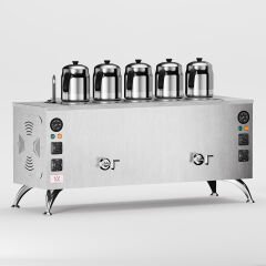 Anka İnoks Pro Compact Elektrikli Çay Makinesi / Kompakt Tasarım, Profesyonel Kullanım,(İPE5)