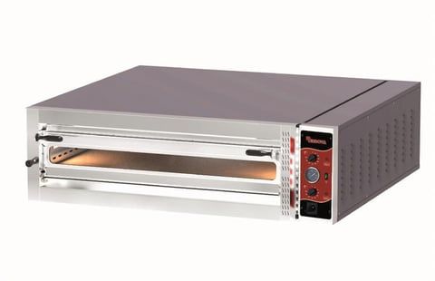Kalitegaz E9351A Rinnova Elektrikli Pizza Fırını | 9x35 cm Kapasiteli Tek Katlı Manuel Kontrollü Profesyonel Fırın