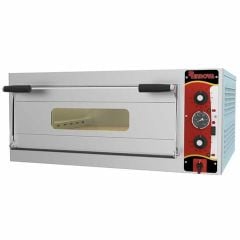 Kalitegaz Elektrikli Pizza Fırını 6x30 cm Pizza Kapasiteli Tek Katlı Manuel E6301WAB Rinnova