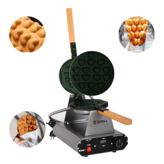 SMH Kalpli ( Heart Shape ) Çevirmeli Bubble Waffle Makinesi