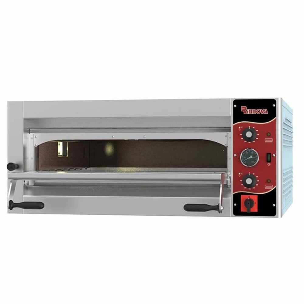 Kalitegaz Elektrikli Pizza Fırını 4x35 cm Pizza Kapasiteli Tek Katlı Manuel E4351AS Rinovva
