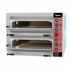 Kalitegaz E4352AS Rinnova Elektrikli Pizza Fırını | 8x35 cm Kapasiteli Çift Katlı Manuel Kontrollü Profesyonel Fırın