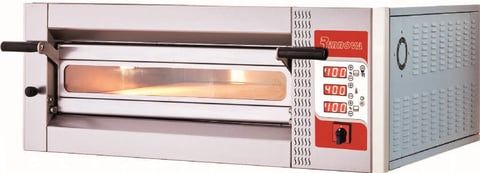Kalitegaz Elektrikli Pizza Fırını 4x30 cm Pizza Kapasiteli Tek Katlı Dijital E4301 Rinnova