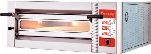 Kalitegaz Elektrikli Pizza Fırını 6x35 cm Pizza Kapasiteli Tek Katlı Dijital E6351W Rinnova