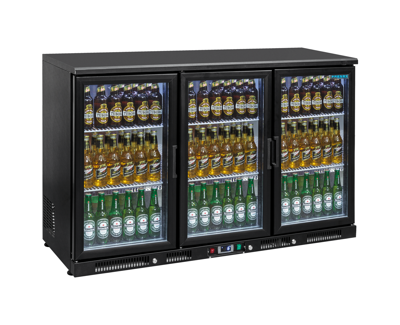 BB350-R290 - 3 Kapılı Şişe Soğutucu, Bar Buzdolabı