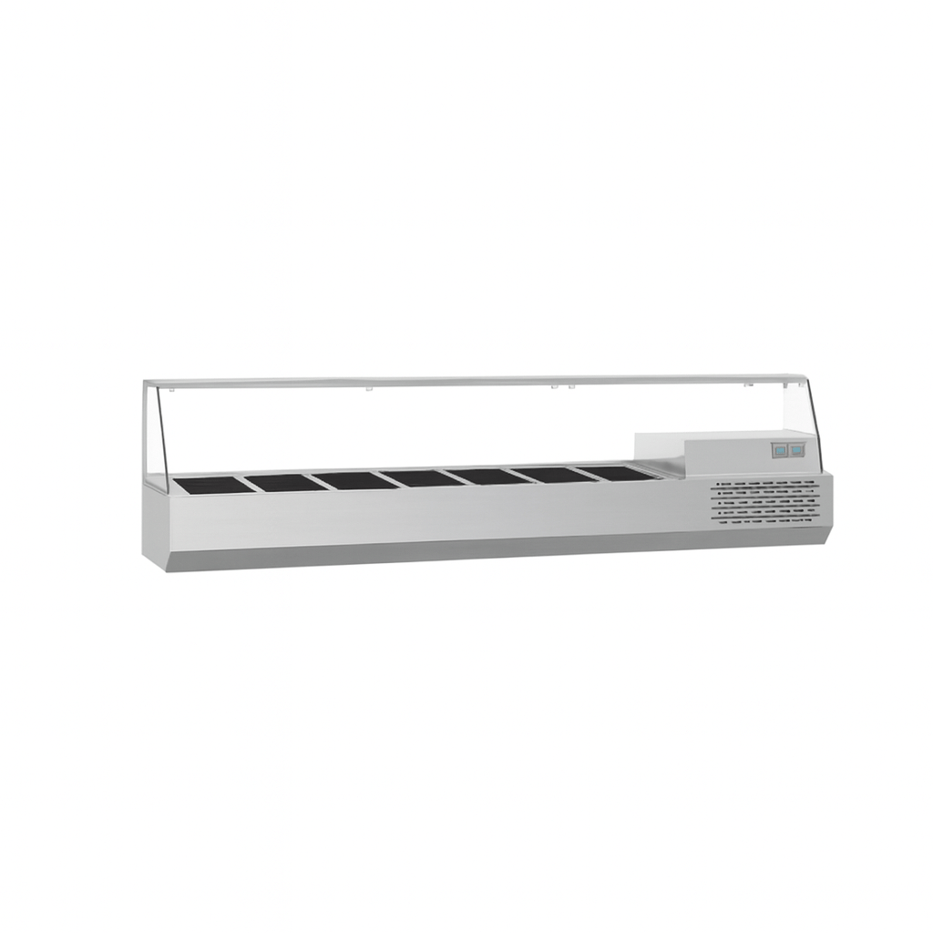 Frenox 100x39x46 cm. 4 Ad. GN1/3 Küvet Kapasiteli Saladbar DSP 100