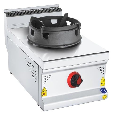 Karacasan 700 Seri Tekli Wok Ocak, 400x700x300 mm, Gazlı