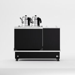 Anka Black Turbo Hibrit Çay Makinesi / Profesyonel Kullanım, Çift Enerji Esnekliği (STFO2)