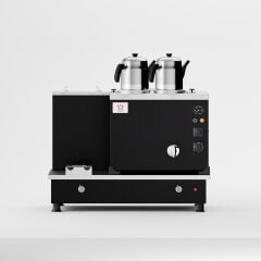 Anka Black Turbo Hibrit Çay Makinesi / Profesyonel Kullanım, Çift Enerji Esnekliği (STFO2)