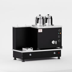Anka Black Turbo Hibrit Çay Makinesi / Profesyonel Kullanım, Çift Enerji Esnekliği (STFO2)