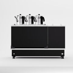 Anka Black Turbo Hibrit Çay Makinesi / Profesyonel Kullanım, Çift Enerji Esnekliği (STFO3)