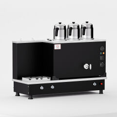 Anka Black Turbo Hibrit Çay Makinesi / Profesyonel Kullanım, Çift Enerji Esnekliği (STFO3)