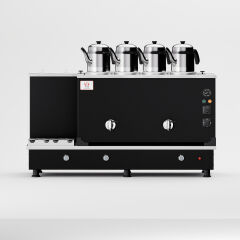 Anka Black Turbo Hibrit Çay Makinesi / Profesyonel Kullanım, Çift Enerji Esnekliği (STFO4)