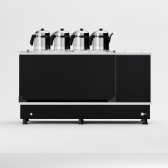 Anka Black Turbo Hibrit Çay Makinesi / Profesyonel Kullanım, Çift Enerji Esnekliği (STFO4)