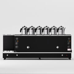 Anka Black Turbo Hibrit Çay Makinesi / Profesyonel Kullanım, Çift Enerji Esnekliği (STFO6)