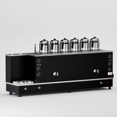 Anka Black Turbo Hibrit Çay Makinesi / Profesyonel Kullanım, Çift Enerji Esnekliği (STFO6)