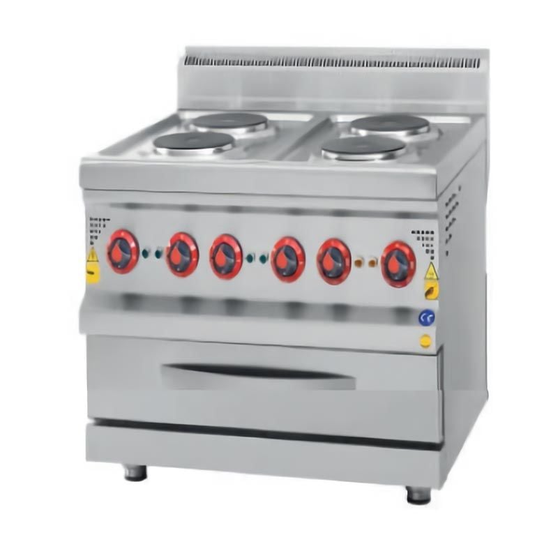Karacasan 700 Seri Elektrikli Fırınlı Ocak Kuzine 800x700x850 mm | KRCS.FOE.870