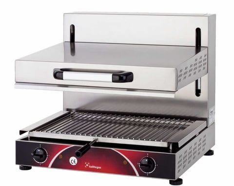 Kalitegaz KLG300-60 Elektrikli Salamander – 60x53x53 cm, Paslanmaz Çelik, Ayarlanabilir Isıtıcı, Profesyonel Mutfak Cihazı