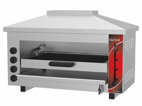 Kalitegaz CG6241 Gazlı Chef Grill – 102×56×67 cm, CE Belgeli, 4 Radyanlı Profesyonel Izgara