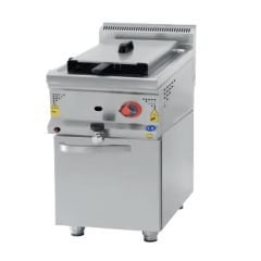 Karacasan 900 Seri Dolaplı Fritöz | Tek Hazneli Gazlı Endüstriyel Fritöz KRCS.DFG.490
